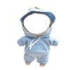 AXLUCE Plush Toy Clothes 16cm Hoodie and Pants (Light Blue)