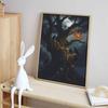 Halloween diamond painting kit spooky forest pumpkin tree handmade diy painting home decoration painting