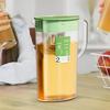 Plastic Fridge Jug 2L With Filter Lid Transparent Sealing Kettle With Handle Transparent Water Infuser Pitcher