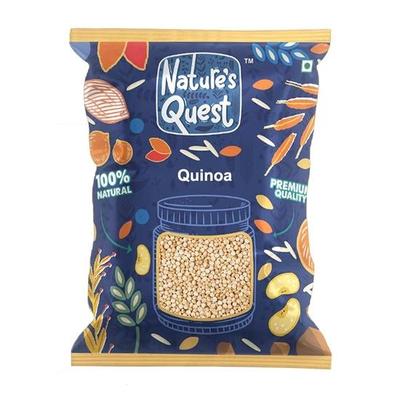 Nature's Quest Organic Quinoa Seeds | Quinoa, Kvinoa, Kuinoya, Kvinoa | Fibre Rich Healthy Diet Food For Breakfast Cereal- 900 Gms