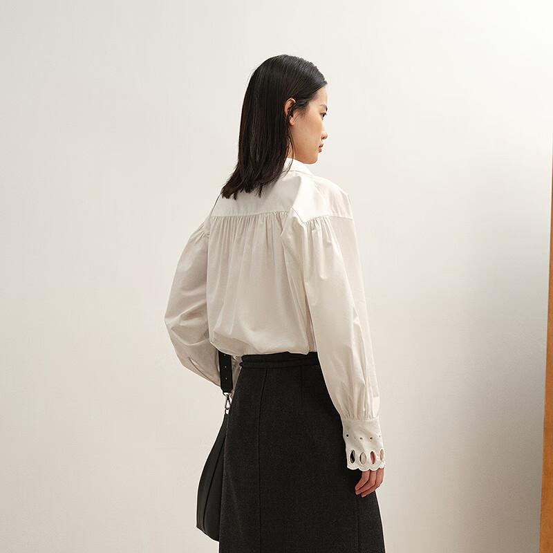 LESS Women's H-Shape Commuter Long Sleeve Shirt