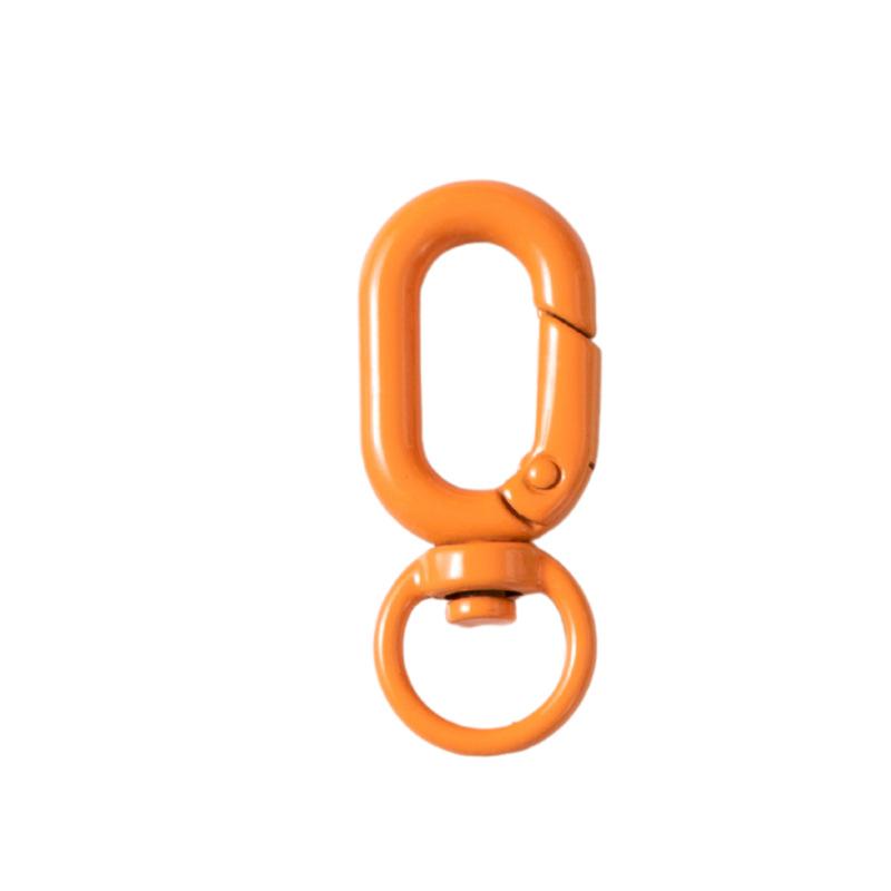 5pcs Colorful Metal Lobster Claw Clasps Swivel Lanyards Trigger Strap with Key Ring DIY Accessories for Bag Key Chains Connector