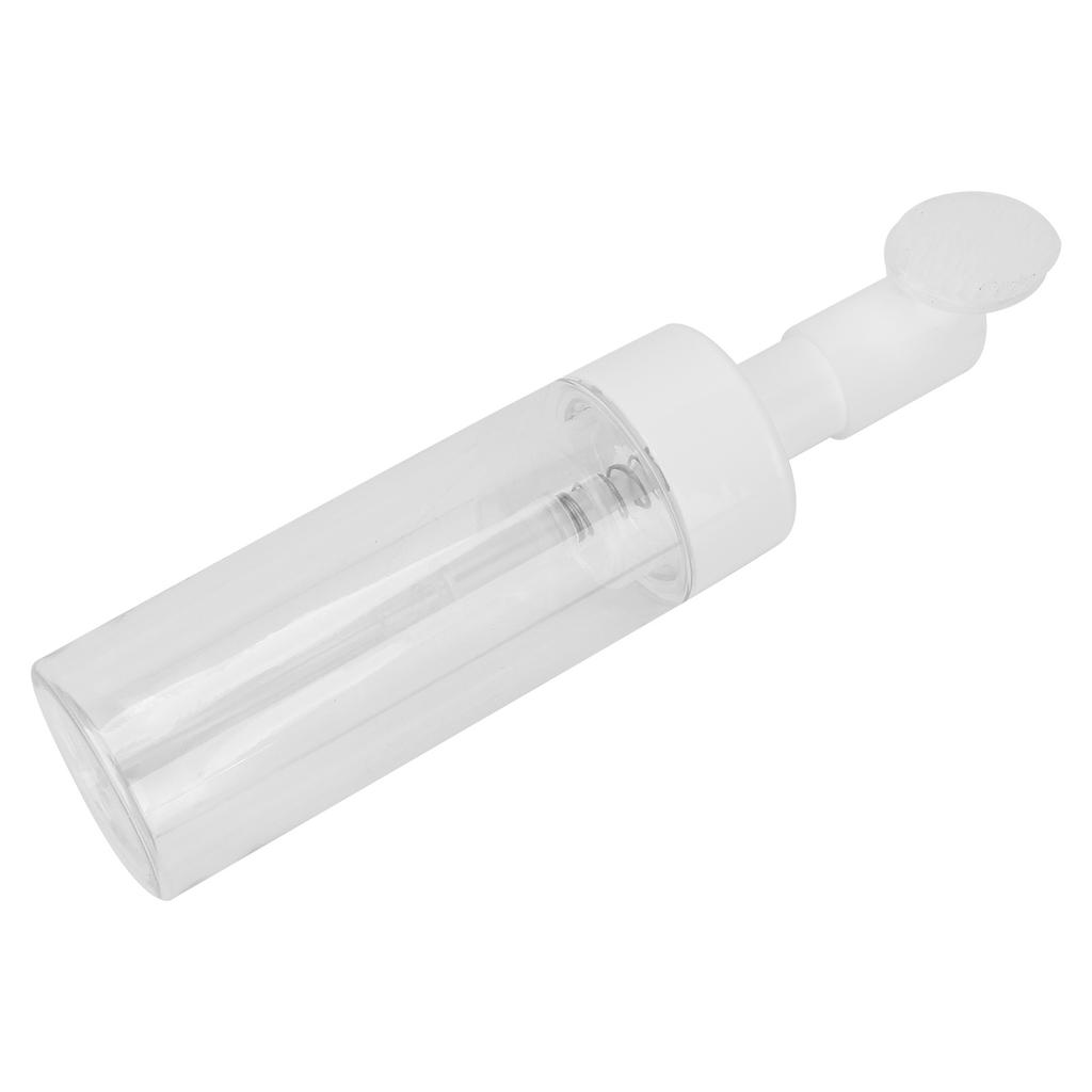 Flacone schiumogeno per mousse, spazzola in silicone, flacone schiumogeno vuoto e ricaricabile per detergente viso
