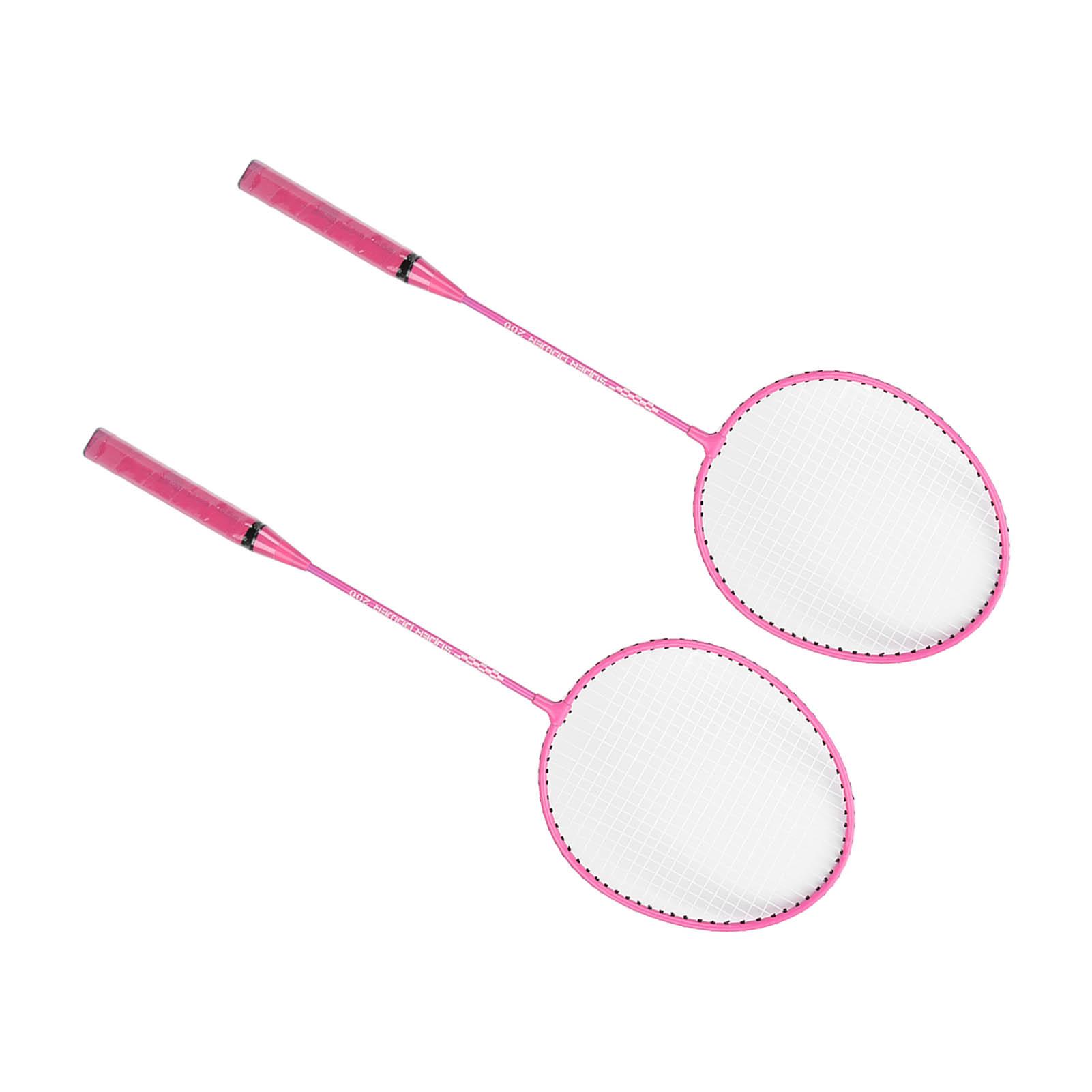 

Children 2 Players Badminton Racket Set Aluminum Alloy Badminton Racquet Set for Kids