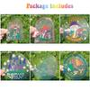 6Pcs/set Suncatcher Window Stickers Rainbow Maker PVC Glass Sticker Sun Catcher Wall Decal Art Home Bedroom Kids Room Decoration