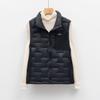 Fleece outdoor light down vest women's autumn and winter short stand-up collar warm top jacket