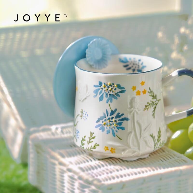 JOYYE Floral Ceramic Mug