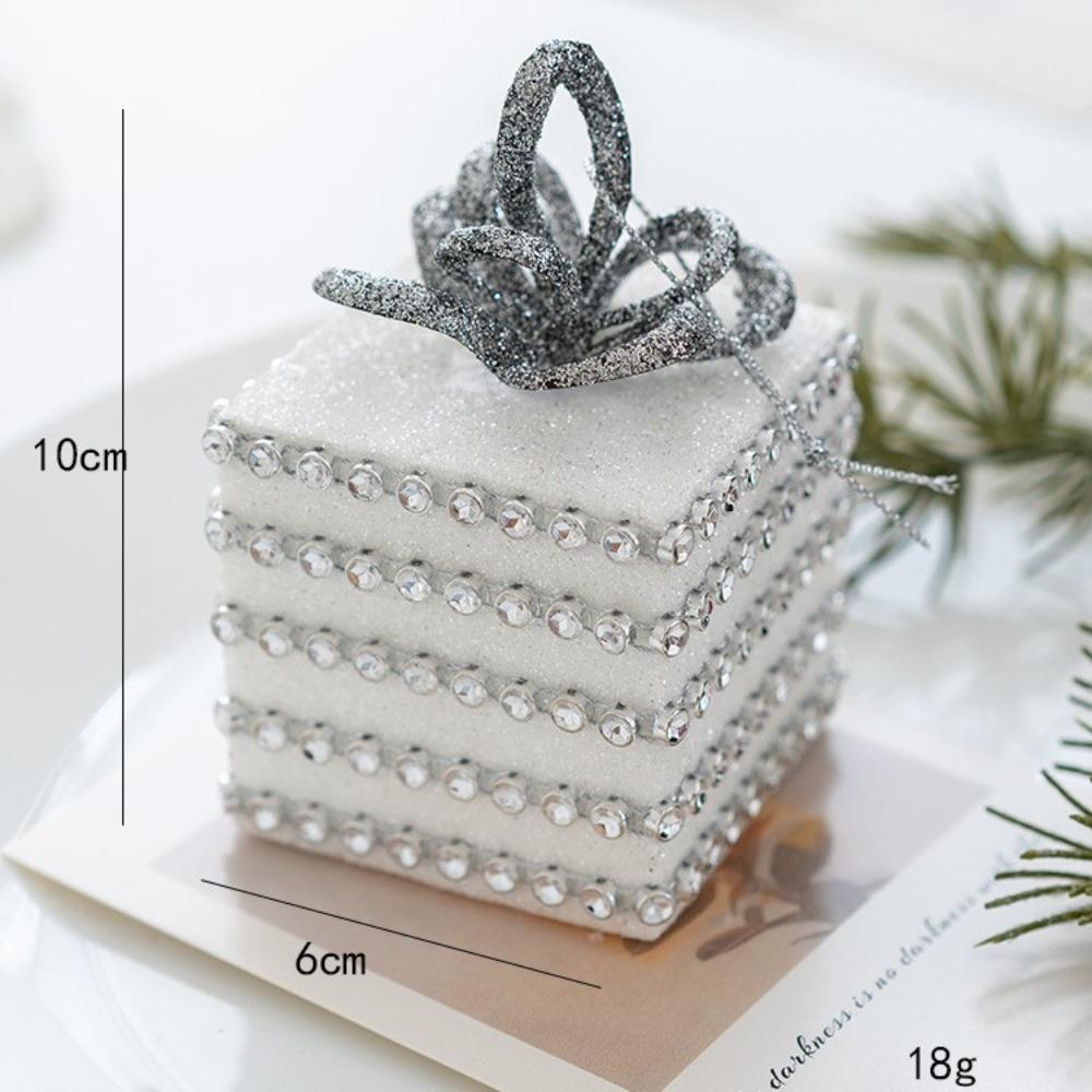 Durable Foams Christmas Tree Balls 8cm Sequin Christmas Decor Shiny Hanging Xmas Baubles Christmas Party Supplies