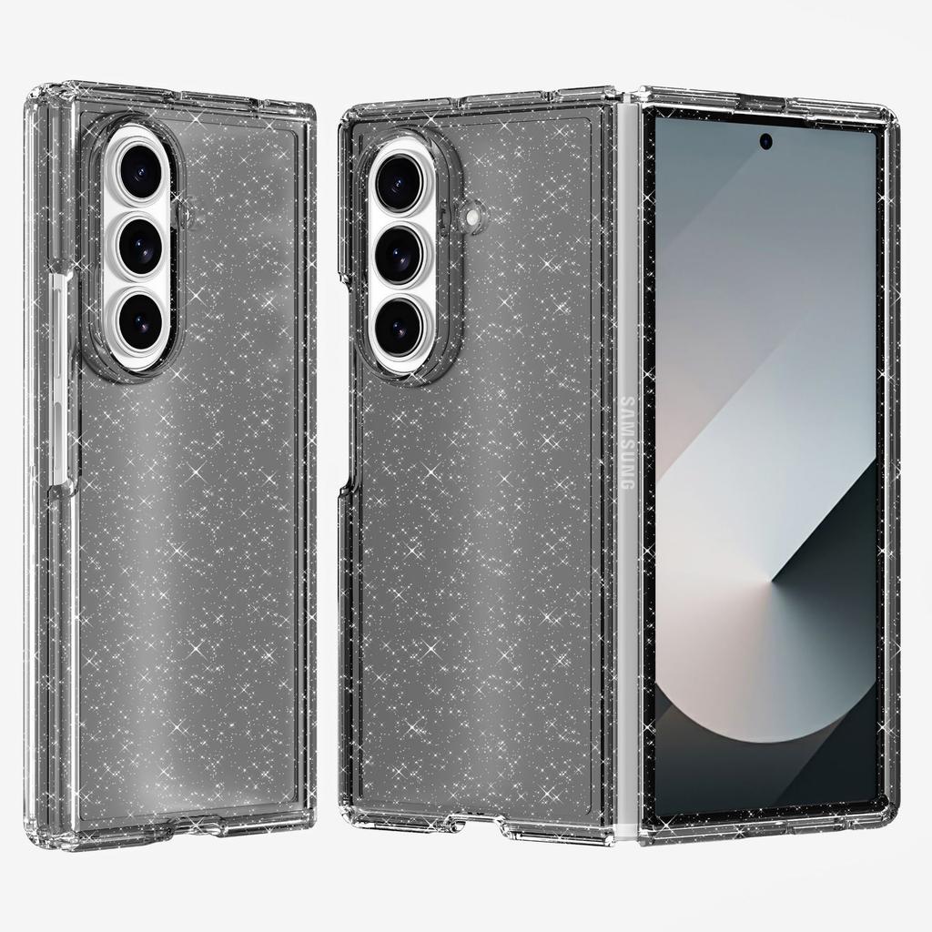 Samsung Galaxy Z Fold7 Integrated Foldable Glitter Four Corner Anti-collision Phone Case