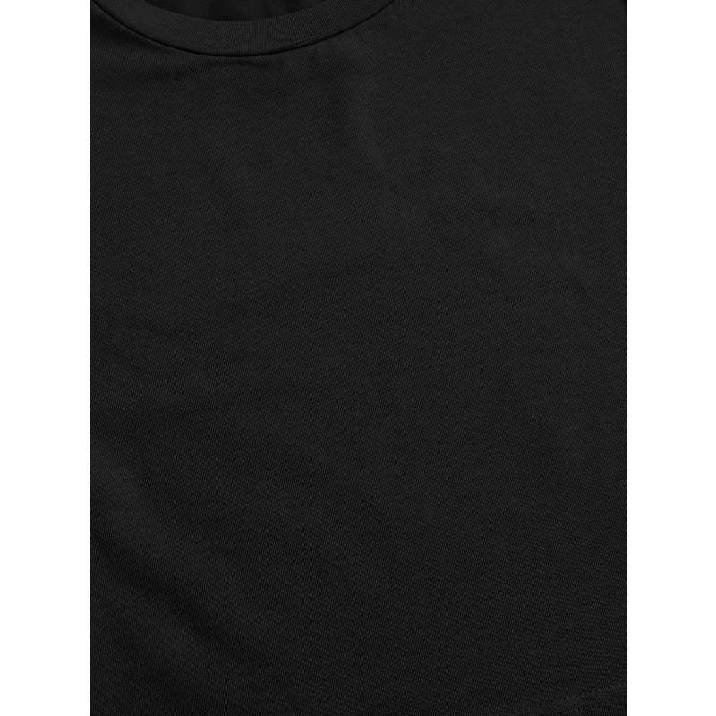 Women Black White Bee Floral Print T-Shirt Short Sleeve Vibrant Beehive Design All-Season Casual Animal Pattern Summer Top