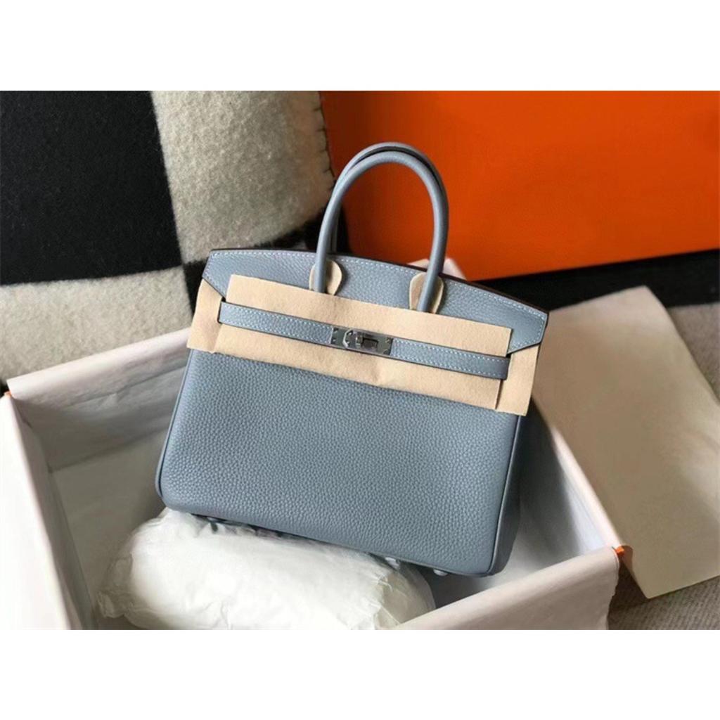 Mode erste Schicht Rindsleder Togo Platin Tasche Damen Silberne Schnalle High-End Handtasche Vielseitige Schulter Umhängetasche