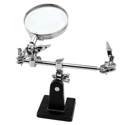 Ajutând mâna a treia Fier de lipit Instrument pentru hobby Clemă de menghină Lupă Instrument pentru electricieni