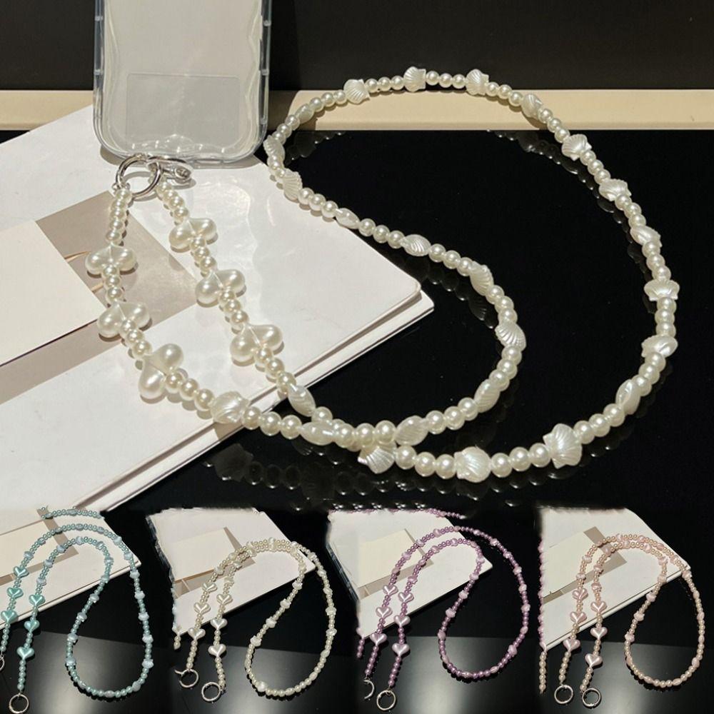 Long Long Crossbody Phone Chain Crossbody Beads Phone Strap Mobile Phone Chain  Phone Accessories