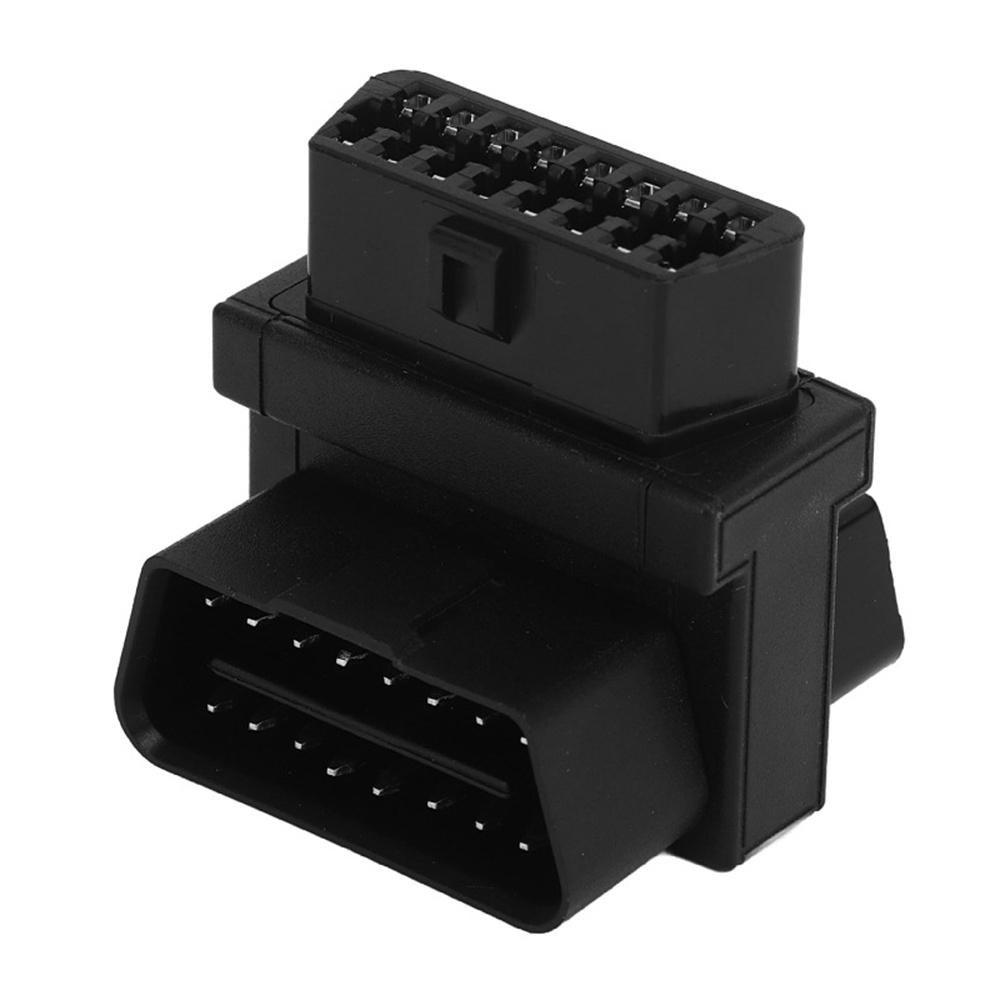 New OBD2 Adapter OBDII 16 Pin Male To 2 Female Plug Splitter Converter Connector