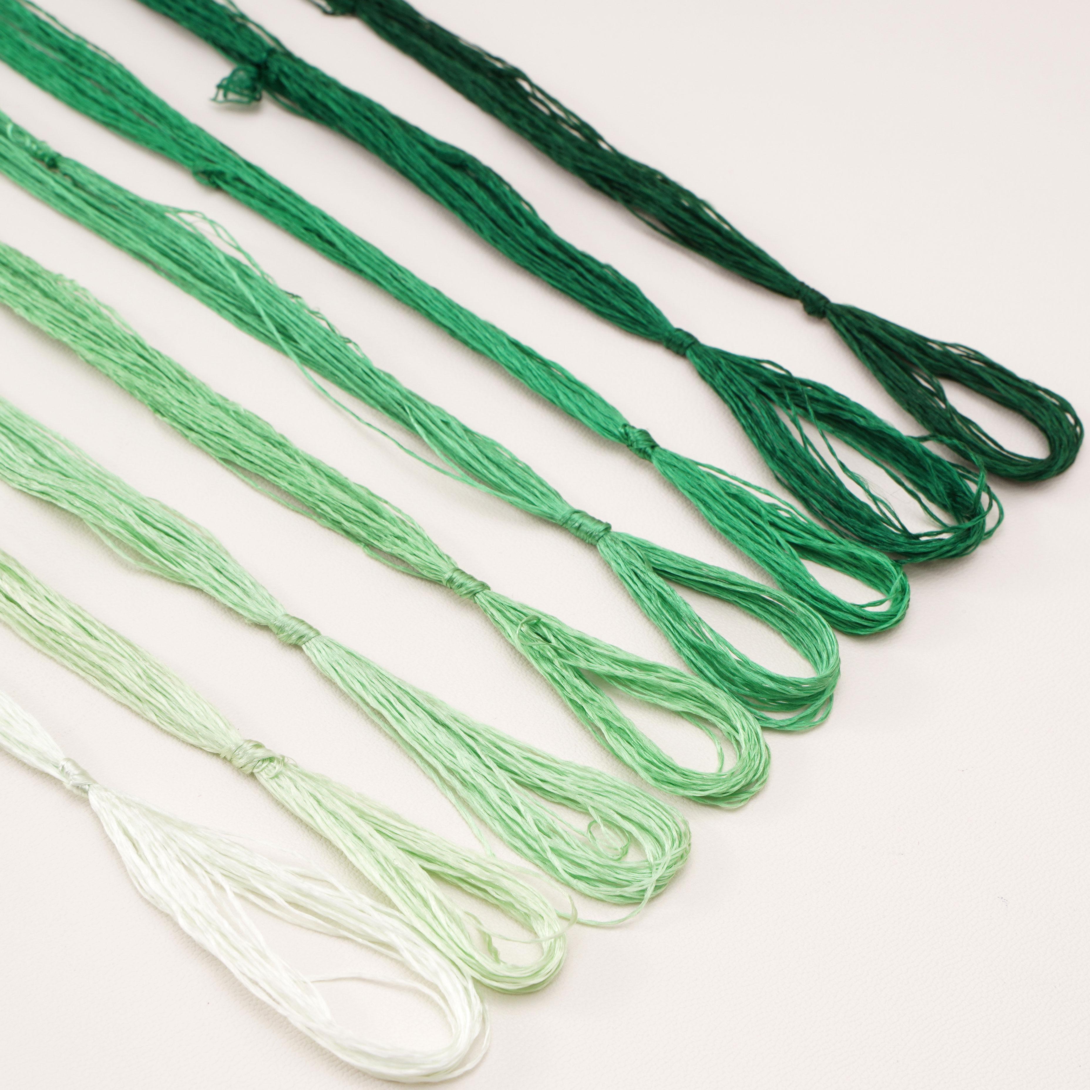 

8шт x 20м шелковая нить с низкой круткой для изготовления украшений из бархатных цветов своими руками 04