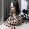Porno Erotic High Stretch Lingerie Transparent Women Sexy Lingerie Bodysuit Open Crotch Underwear Jumpsuit Teddies Sex Costumes