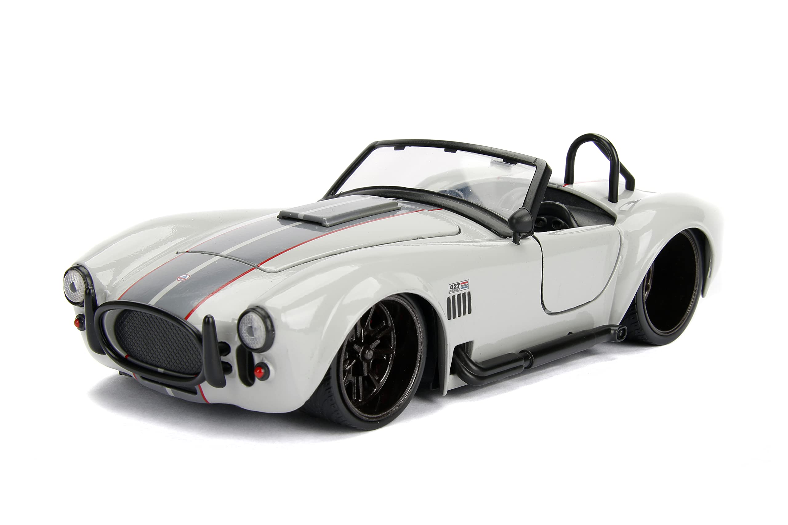 

Jada Toys Scale Big Time Custom 1965 Shelby Cobra 427 серый 124 S/C серебряный
