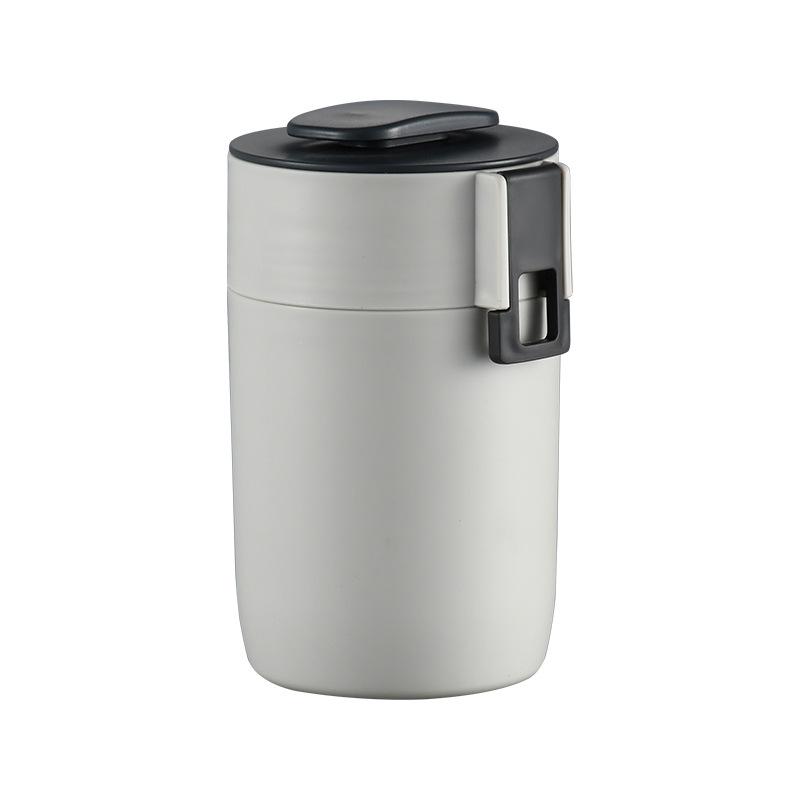 304 Stainless Steel Insulated Portable Soup Cup for Men, Women, and Students - Ideal for Breakfast, Porridge, Oatmeal, and Tea