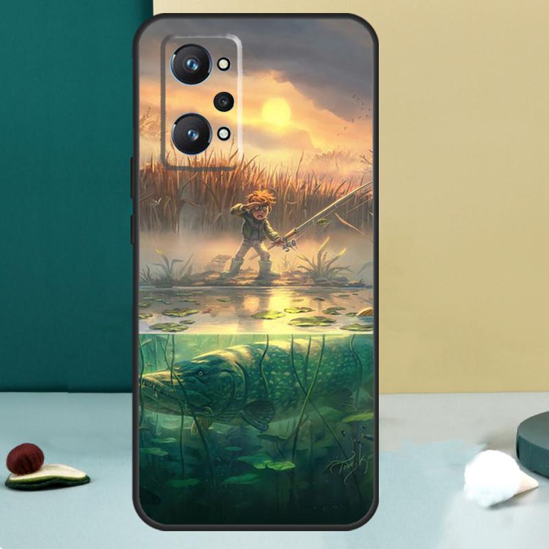 Fishing Gear Fish For Realme GT 7 Pro GT 5 6 6T C67 C61 C55 C53 C51 C21Y C25S C75 10 11 12 13 14 Pro Plus Case