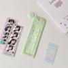 Cute Bow Design Pvc Photo Card Holder For School Id Card