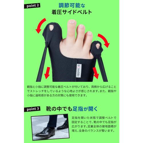 Apprecia Toe Spreader, Lightweight and Thin, for Toe Stretching and Balance Support. Unisex, M/L Sizes, STYLE ARTIST WALK LIGHT (Set of 2, M Size)