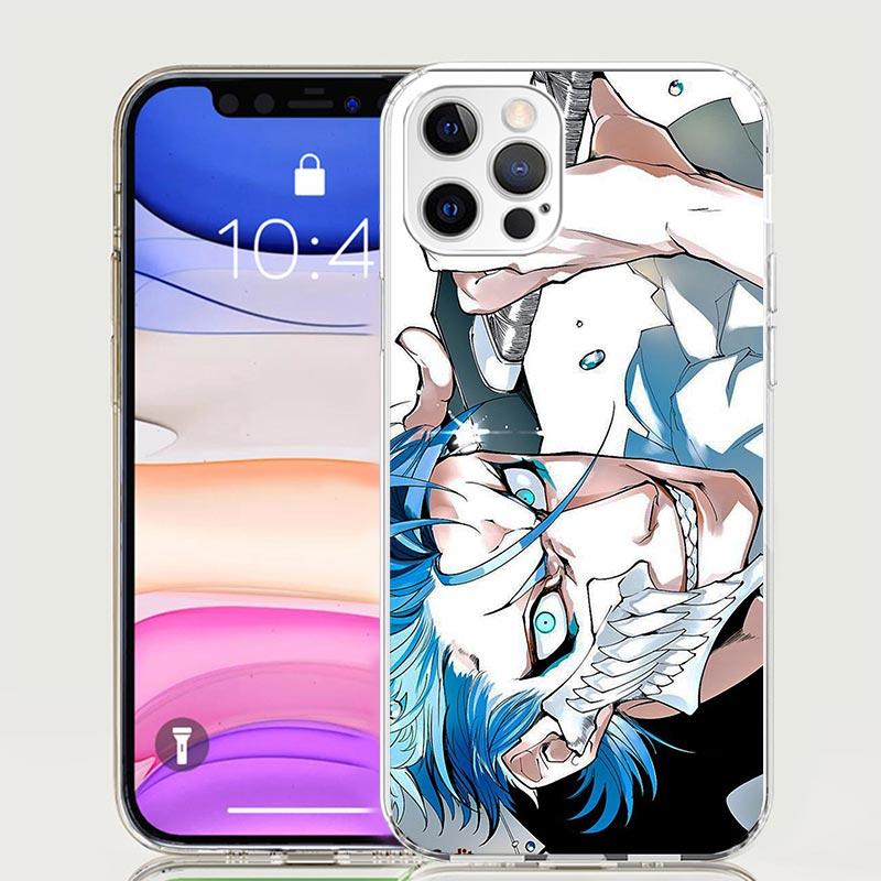 Bleach Grimmjow Phone Case For Apple iPhone 17 Air 16 15 Plus 14 + 13 Mini 12 11 Pro Max 7 8 SE 16Max Soft Shell Cover Coque 17