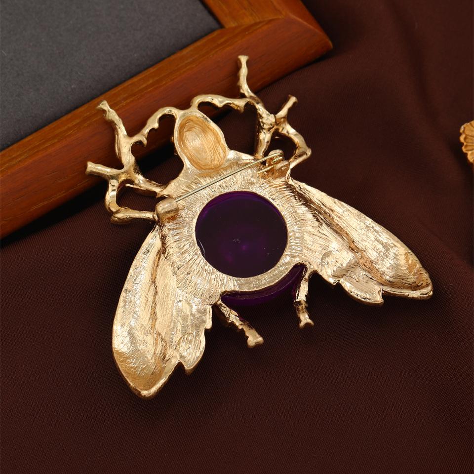 Women Girls Classic Transparent Jelly Belly Cicada Brooches Pins Vintage Creative Insect Series Badges Buckle For Lady