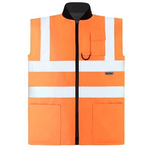 Korntex Unisex Adult Ural Hi-Vis Reversible Safety Body Warmer
