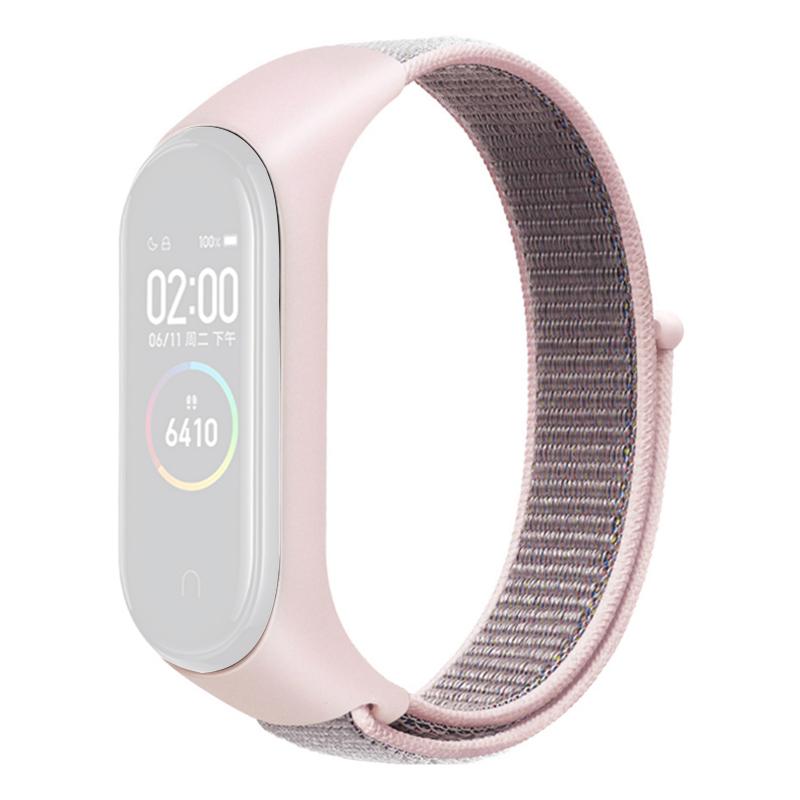 For Xiaomi Mi Band 3/4/5/6/7 Nylon Watch Band Adjustable Sport Loop Strap Wristband Replacement