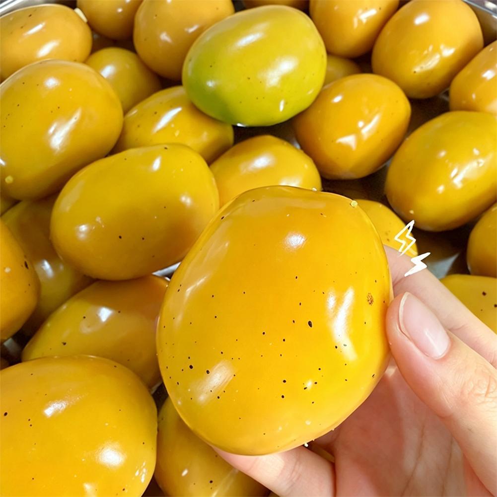 Color-Changing Mango Squeze Toy Squishy Slow Rising Home Decor Party Favors, Fruit Squishies Sensory Fidget Toys For Adults Kids