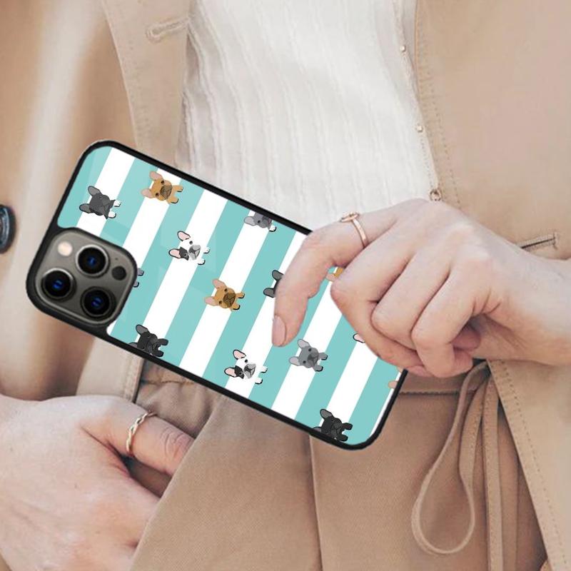 

Cute French Bulldog Magnetic Phone Case For APPLE iPhone 17 Air 16 14 13 12 Pro Max 15 Plus Wireless Charge With MagSafe Cover iPhone 13mini