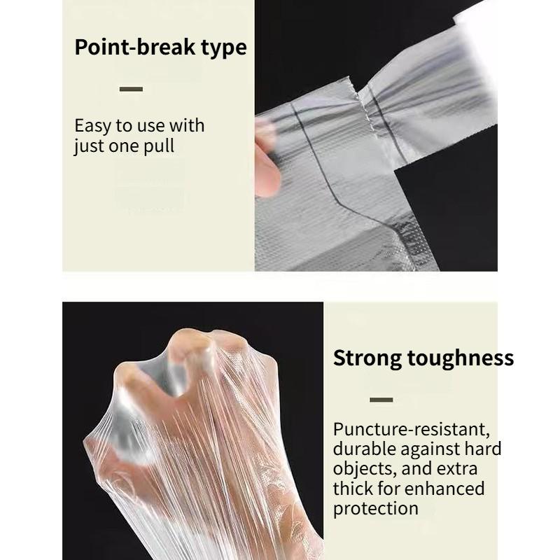 Food Fresh-keeping Bags, Tear-up Supermarket Roll-up Bags, Kitchen Hand-held Plastic Bags To Keep Fresh