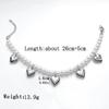 Imitation Pearl Anklet Trouser Chain With Spike Charms Adjustable Punk Style Ankle Bracelet Women Jeans Decor Fashion Jewelry