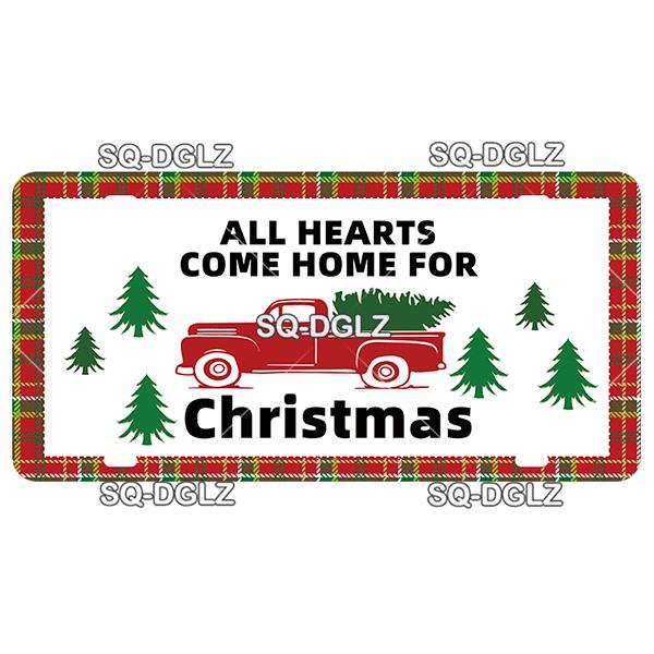 Christmas Vintage Metal Sign Welcome Tin Sign Vintage Door Decor Man Cave Plaque Home Decor Bar Sign Friend/Family Gift