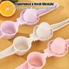 Easy to Grip Manual Lemon Squeezer Deep Cup Design Lemon Juicer Hand Wheat Straw Orange Juicer