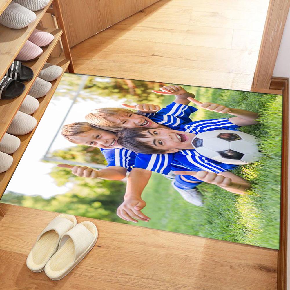 Customize Photos Customized image Floor Mat Suitable for Decorate room Dining Room Entryway Game Room Anti-slip Rug Office home decor