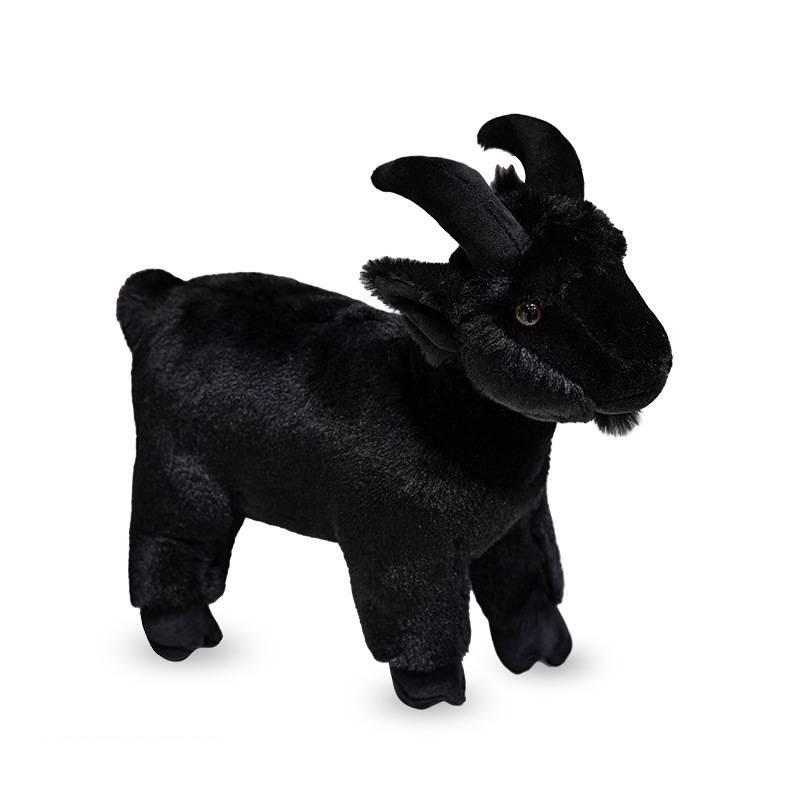 Cute New Little Goat Plush Doll Stuffed Toy Cross-border Hot Sale Black And White Sheep Zodiac Sheep Wholesale