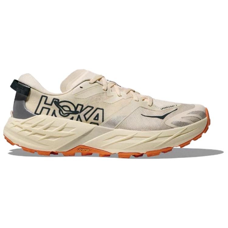 Hoka One One Speedgoat 7 Wide Comfortable Trail Running Shoes Men sneakers Beige 1171930-VMR