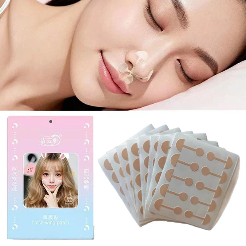 50/100 Patches Shrinking Nose Wing Stickers Cosplay Nose Shrink Nose Strips Shrink Thin Invisible Beauty Wings Narrow Nose