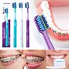 Clean Orthodontic Braces Orthodontic Toothbrushes Dental Tooth Brush Bristle Toothbrush Oral Health Care Cleaning Toothbrush