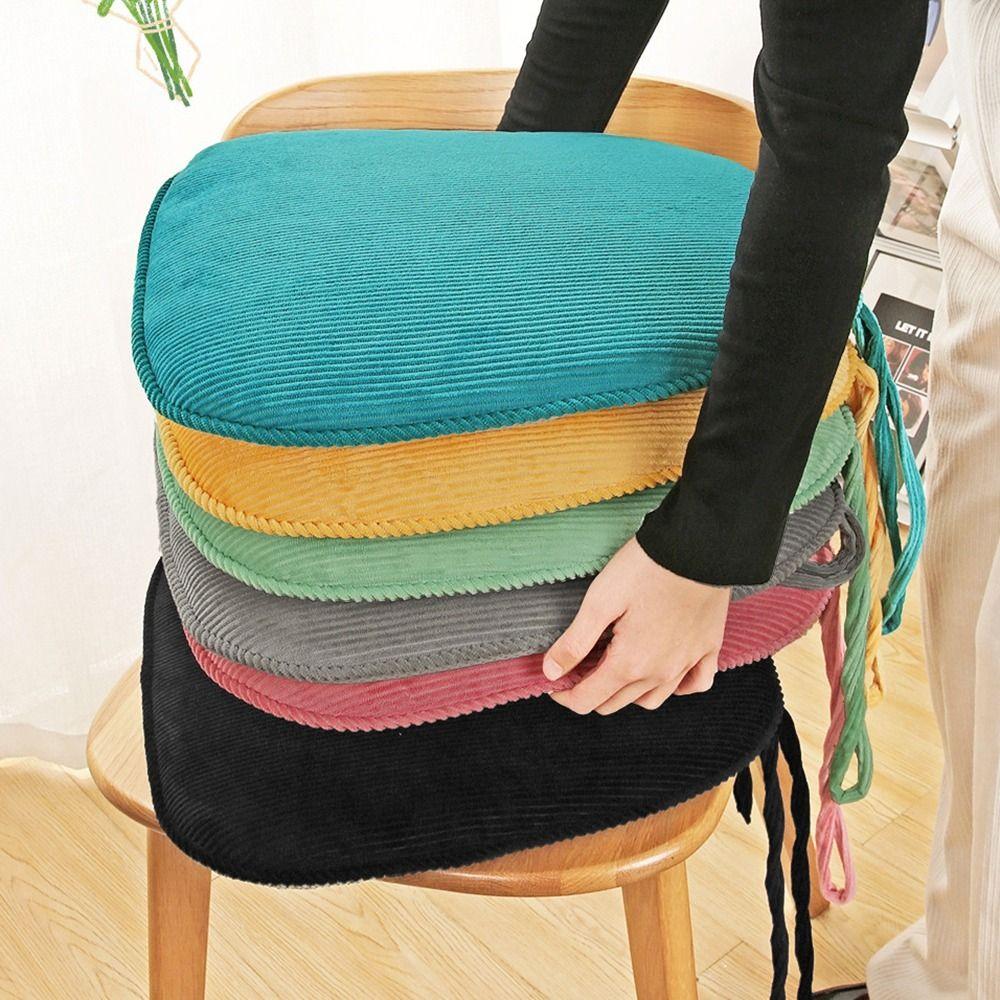 Solid Wood Chair Pads Thickened Sponge Cushion Fashion Chair Cushion  for Kitchen