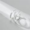 Korean Style Retro C-Shaped S925 Sterling Silver Earrings