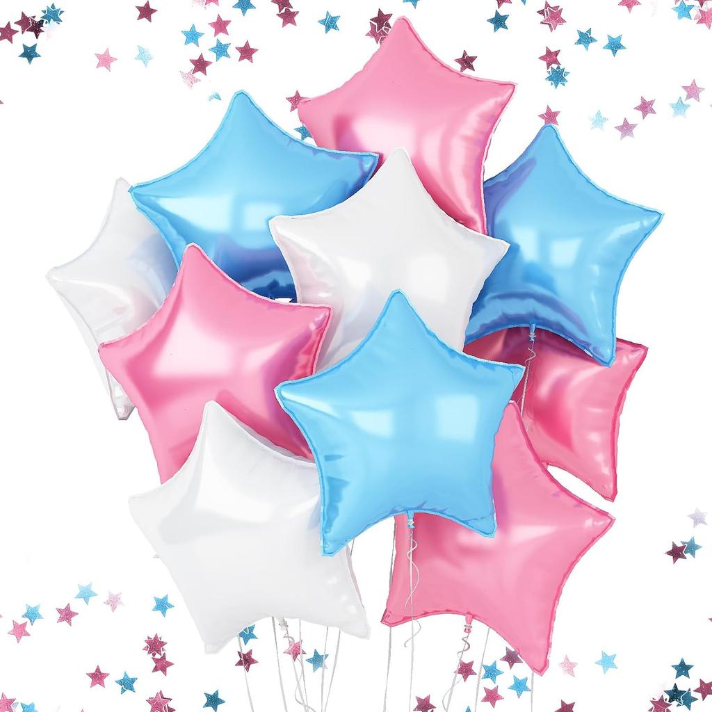 Star Theme Five-Pointed Star Aluminum Film Balloon Set Birthday Party Interior Decoration Festival Event Arrangement