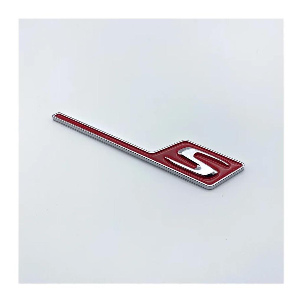 Yzw6688 ABS S Badge Emblem Car Trunk Sticker Compatible with S/E63S C63S GLC63S GLE63S