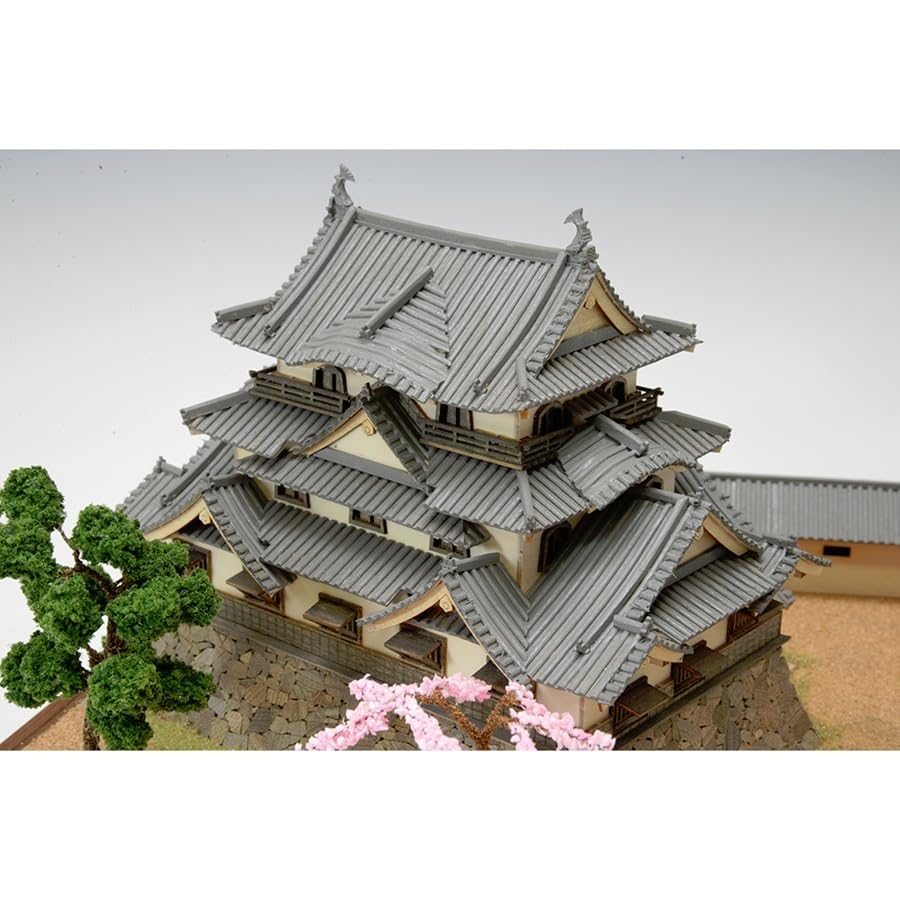 Woody Joe 1/150 Hikone Castle Wooden Model Assembly Kit (Building)