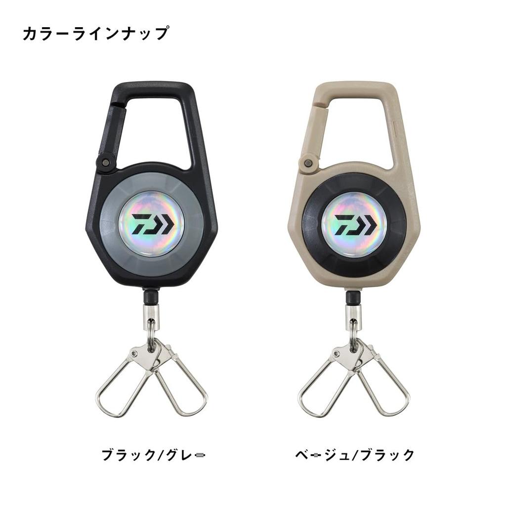 DAIWA Carabiner Reel 900 TYPE B Black/Gray