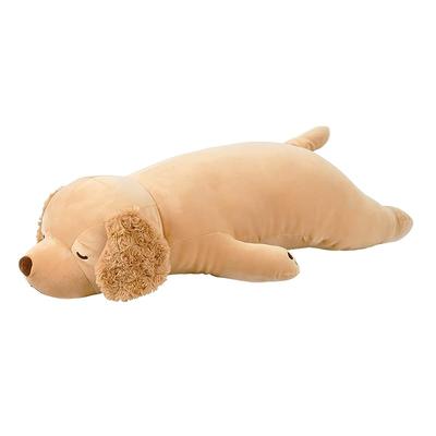 Livheart Premium Sleepy Animals Sora the Golden Retriever Body Pillow, Large Size (Approx. 74cm In Length), Fluffy and Squishy Plush Toy, Gift,