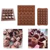 Silicone Chocolate Mold Set Non Stick Geometric Shape Candy Molds for Baking DIY Craft Ice Cake Decorations and Soap Making
