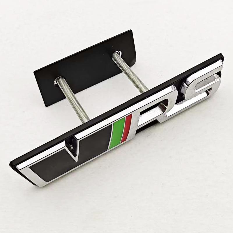 3D Kovové Logo RS Znak Auto VRS Písmena Logo Přední Maska Zadní Víko Kufru Znak Odznak Samolepka Příslušenství