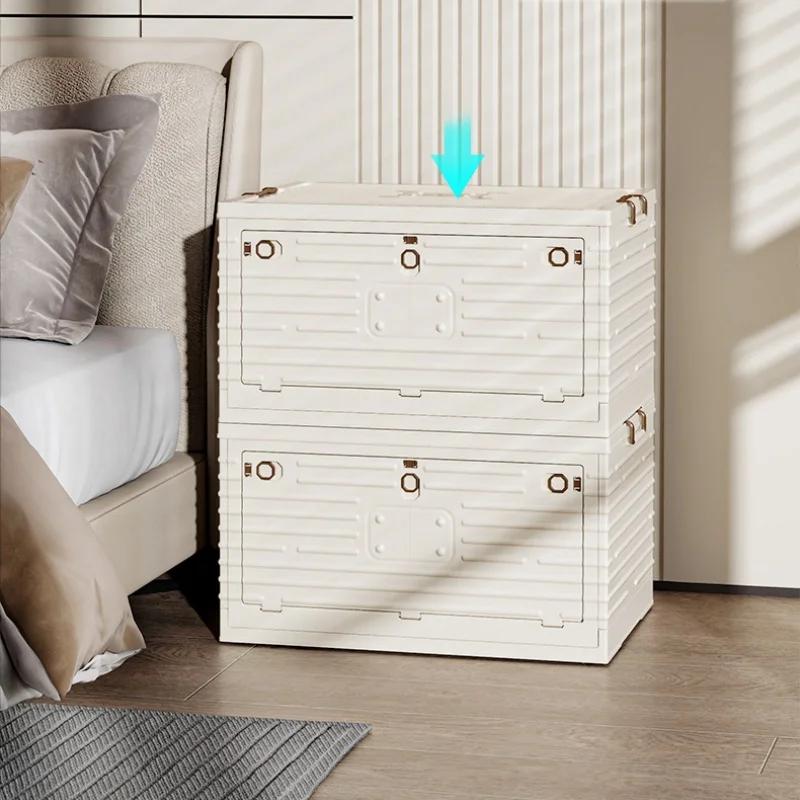 Foldable Storage Boxes Stackable Storage Bin Toys Organizer Large Capacity Clothes Bedding Container Outdoor Car Storage Bin
